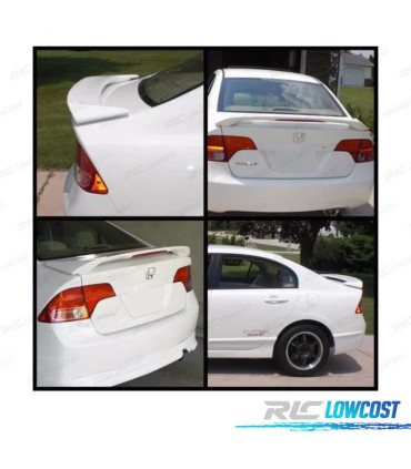 AILERON SPOILER HONDA CIVIC 4P 06- ABS