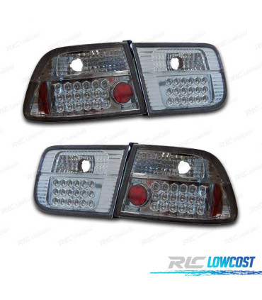 FEUX ARRIÈRE HONDA CIVIC 96- COUPE CHROME FONCÉ