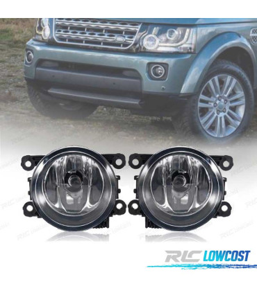 PHARES ANTIBROULLARD RANGE ROVER SPORT 05-12 CHROMÉ