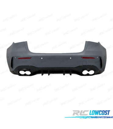PARE-CHOCS ARRIÈRE MERCEDES W177 18- LOOK AMG A45 + EMBOUTS