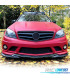 SPOILER LAME PARE-CHOCS AVANT MERCEDES CLASSE C W204 11-14 LOOK AMG CARBONE