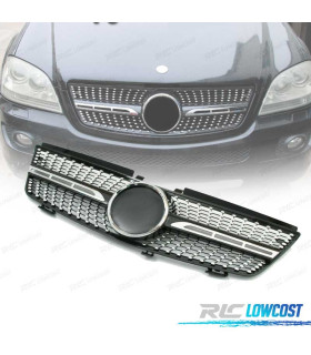 CALANDRE MERCEDES ​​​​​​W164 05-08 LOOK DIAMOND NOIR