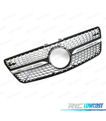 CALANDRE MERCEDES ​​​​​​​W164 LCI 09-12 LOOK DIAMOND NOIR