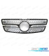 CALANDRE MERCEDES W164 LCI 09-12 LOOK DIAMOND NOIR