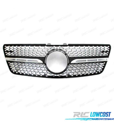 CALANDRE MERCEDES ​​​​​​​W164 LCI 09-12 LOOK DIAMOND NOIR