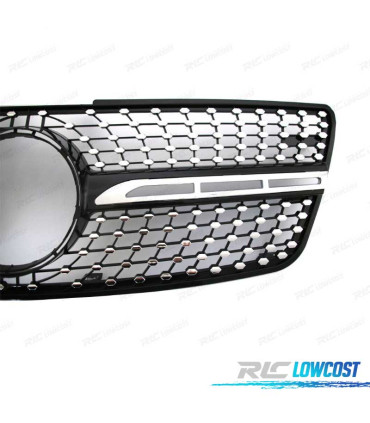 CALANDRE MERCEDES ​​​​​​​W164 LCI 09-12 LOOK DIAMOND NOIR