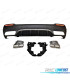 DIFFUSEUR MERCEDES GLC X253 SUV 15-18 LOOK AMG GLC63 + EMBOUTS D´ÉCHAPPEMENT