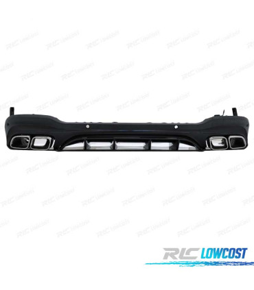 DIFFUSEUR MERCEDES X253 GLC LOOK AMG GLC63 19- + EMBOUTS D´ÉCHAPPEMENT