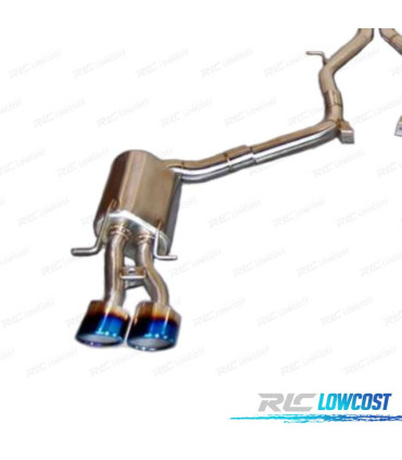 LIGNE D'ÉCHAPPEMENT POUR MERCEDES W212 E63 10-13 DOUBLE