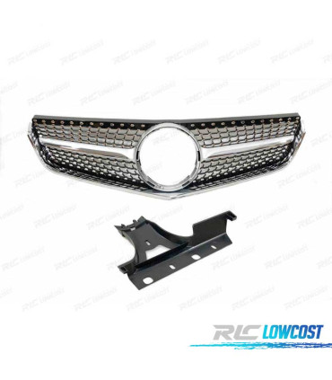 CALANDRE MERCEDES CLASSE E W207 09-13 LOOK DIAMOND CHROMÉ