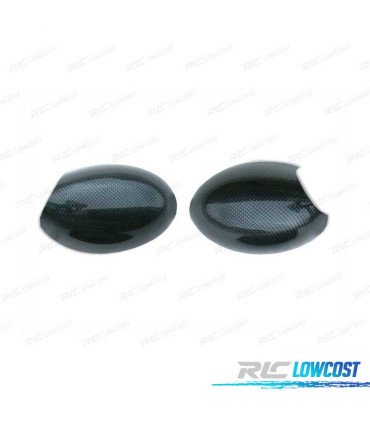 COQUES DE RÉTROVISEURS MINI R53 01-05 CARBONE