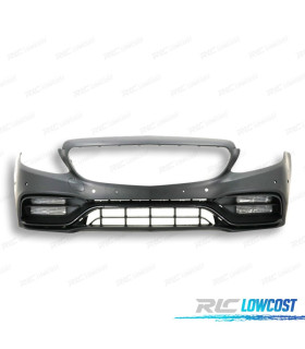 PARE-CHOCS AVANT MERCEDES W205 18-21 LOOK AMG C63 PDC