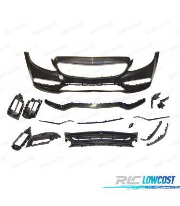 PARE-CHOCS AVANT MERCEDES W205 18-21 LOOK AMG C63 PDC