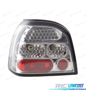 FEUX ARRIÈRE VOLKSWAGEN VW GOLF III 3 5P 92-97 LED CHROMÉ