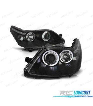 PHARES CITROËN C4 04-09 ANGEL EYES FOND NOIR