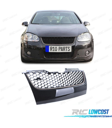 CALANDRE VOLKSWAGEN GOLF 5 MK V GTI 03-09 CHROMÉ