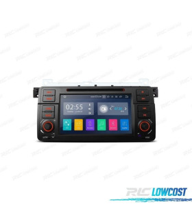 AUTORADIO 2DIN GPS ANDROID 13 POUR BMW SÉRIE 3 E46 ÉCRAN TACTILE 7"