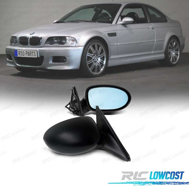 RÉTROVISEURS ÉLECTRIQUES POUR BMW E46 COUPE 98-03 CALEFACTABLES MANUAL LOOK  M3