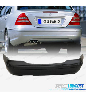 PARE CHOCS ARRIERE MERCEDES CLASSE C W203 BERLINE 01-07 LOOK C32 AMG