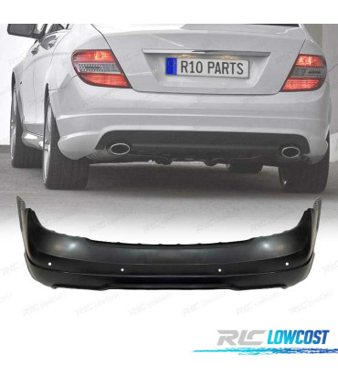 PARE-CHOCS ARRIERE MERCEDES CLASSE C W204 11-14 LOOK AMG PDC