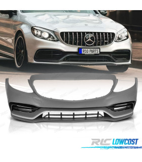 PARE-CHOCS AVANT MERCEDES CLASSE C W205 19- LOOK AMG C63
