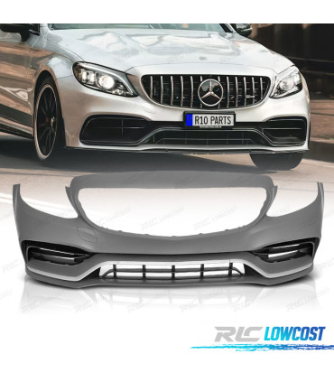 PARE-CHOCS AVANT MERCEDES CLASSE C W205 18-21 LOOK AMG C63