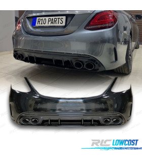PARE-CHOCS ARRIERE MERCEDES CLASSE C W205 18-21 LOOK AMG C43 ABS
