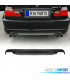 DIFFUSEUR BMW E46 LOOK M M3 SORTIES DOUBLES