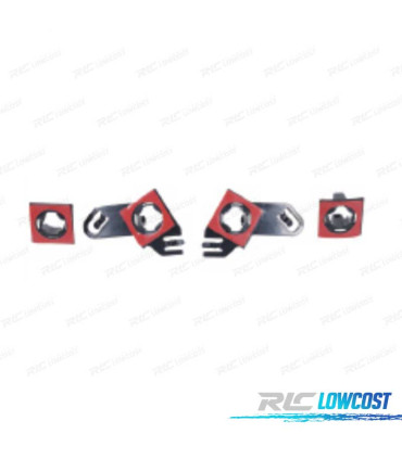 KIT 4 SUPPORTS PDC BMW E60 E61 18MM 07-10 LOOK M PARKTRONIC