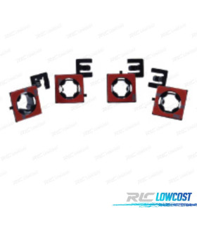 KIT 4 SUPPORTS PDC BMW F10 10- LOOK M TECH ARRIERE