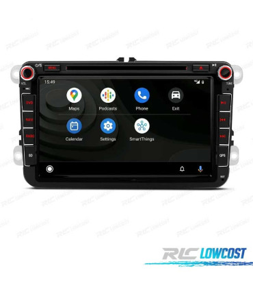 AUTORADIO GPS ANDROID 12 SKODA FABIA OCTAVIA ROOMSTER SUPERB USB GPS TACTIL HD