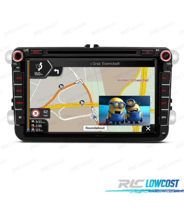AUTORADIO GPS ANDROID 12 SKODA FABIA OCTAVIA ROOMSTER SUPERB USB GPS TACTIL HD