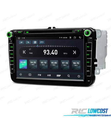 AUTORADIO GPS ANDROID 12 SKODA FABIA OCTAVIA ROOMSTER SUPERB USB GPS TACTIL HD