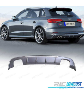 DIFFUSEUR AUDI A3 HATCHBACK 17-20 LOOK S3 OO---OO