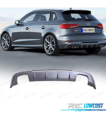 DIFFUSEUR AUDI A3 HATCHBACK 17-20 LOOK S3