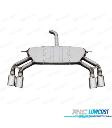 SILENCIEUX D'ECHAPPEMENT AUDI A3 S LINE BERLINE 13-20 LOOK S3