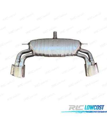 SILENCIEUX D'ECHAPPEMENT AUDI A3 S LINE HATCHBACK 17-20 LOOK RS3 CHROME