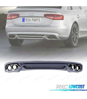 DIFFUSEUR AUDI A4 B8 12-15 LOOK ABT + ECHAPPEMENT QUEUES