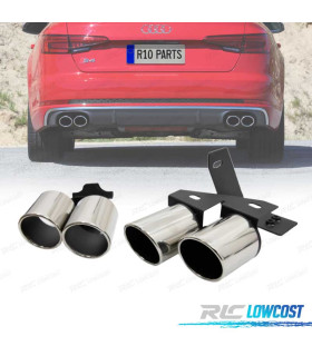 EMBOUTS D'ÉCHAPPEMENTS AUDI LOOK S4 09-15