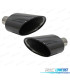 EMBOUTS D'ECHAPPEMENTS AUDI A4 16-19 LOOK RS4 NOIR