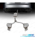 LIGNE D'ECHAPPEMENT AUDI A5 12-16 LOOK S5 CAT NOIR