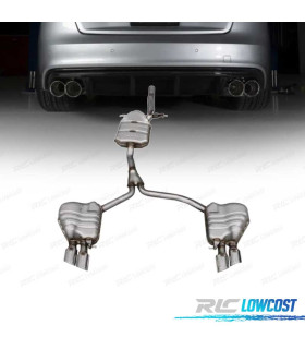 LIGNE D'ECHAPPEMENT AUDI A5 12-16 LOOK S5 CAT NOIR