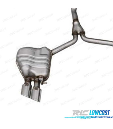 LIGNE D'ECHAPPEMENT AUDI A5 12-16 LOOK S5 CAT NOIR