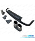 DIFFUSEUR AUDI A6 S LINE 19- LOOK S6 + EMBOUTS D'ECHAPPEMENTS CHROMES