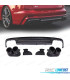 DIFFUSEUR AUDI A6 S LINE 18-22 LOOK S6 + EMBOUTS D'ECHAPPEMENTS NOIR