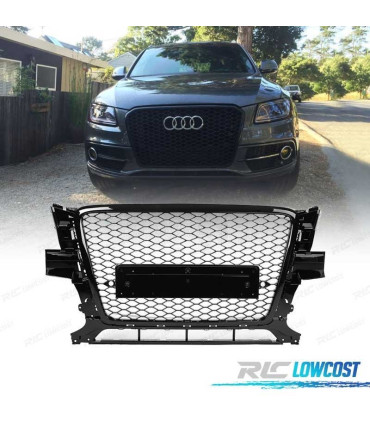 CALANDRE AUDI Q5 8R 08-12 LOOK RS NOIR