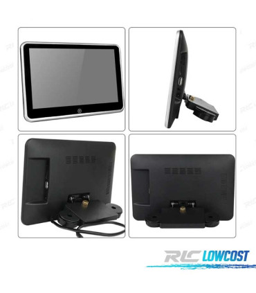 ÉCRAN MULTIMÉDIA 10 POUCES HD TOUCH USB SD APPUI-TÊTE