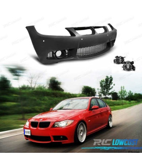 PARE CHOCS FRONTAL BMW E90 E91 05-08 LOOK M3 + ANTIBROUILLARD