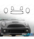 CONTOURS PHARES CALANDRE MINI R56 R57 R58 07-13 JCW LOOK NOIR BRILLANT