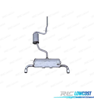 LIGNE D'ECHAPPEMENT VOLKSWAGEN VW GOLF 6 LOOK GTI CATBACK
